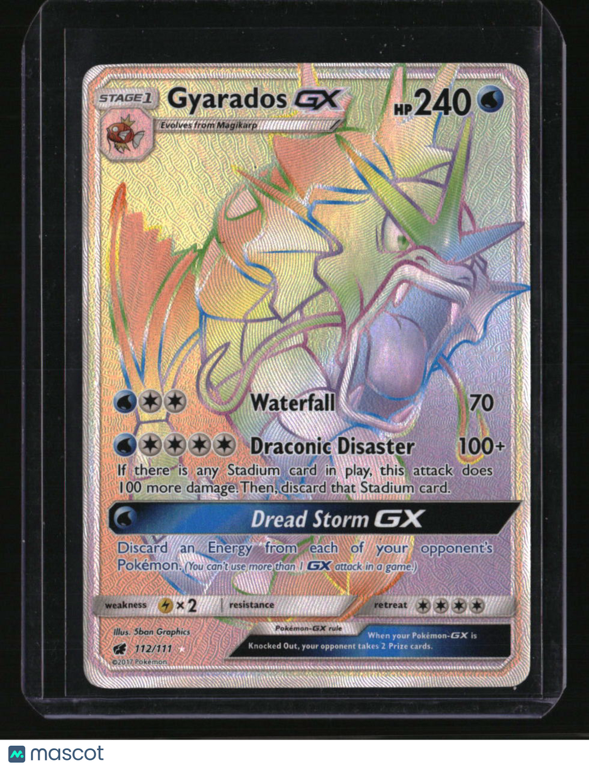 SM - Crimson Invasion Gyarados GX (Secret)