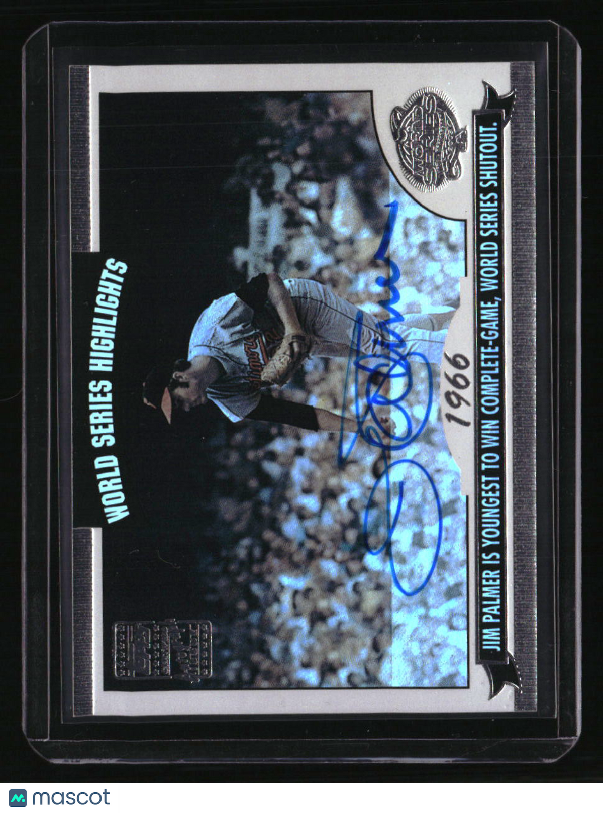 2004 Topps Jim Palmer World Series Highlights Autographs (Series One)