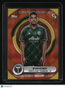 2024 Topps MLS Superstars Evander Seismic Orange #/25