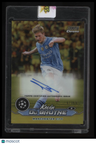 2023-24 Stadium Club Chrome UEFA Kevin De Bruyne Autographs Gold Refractor #/50