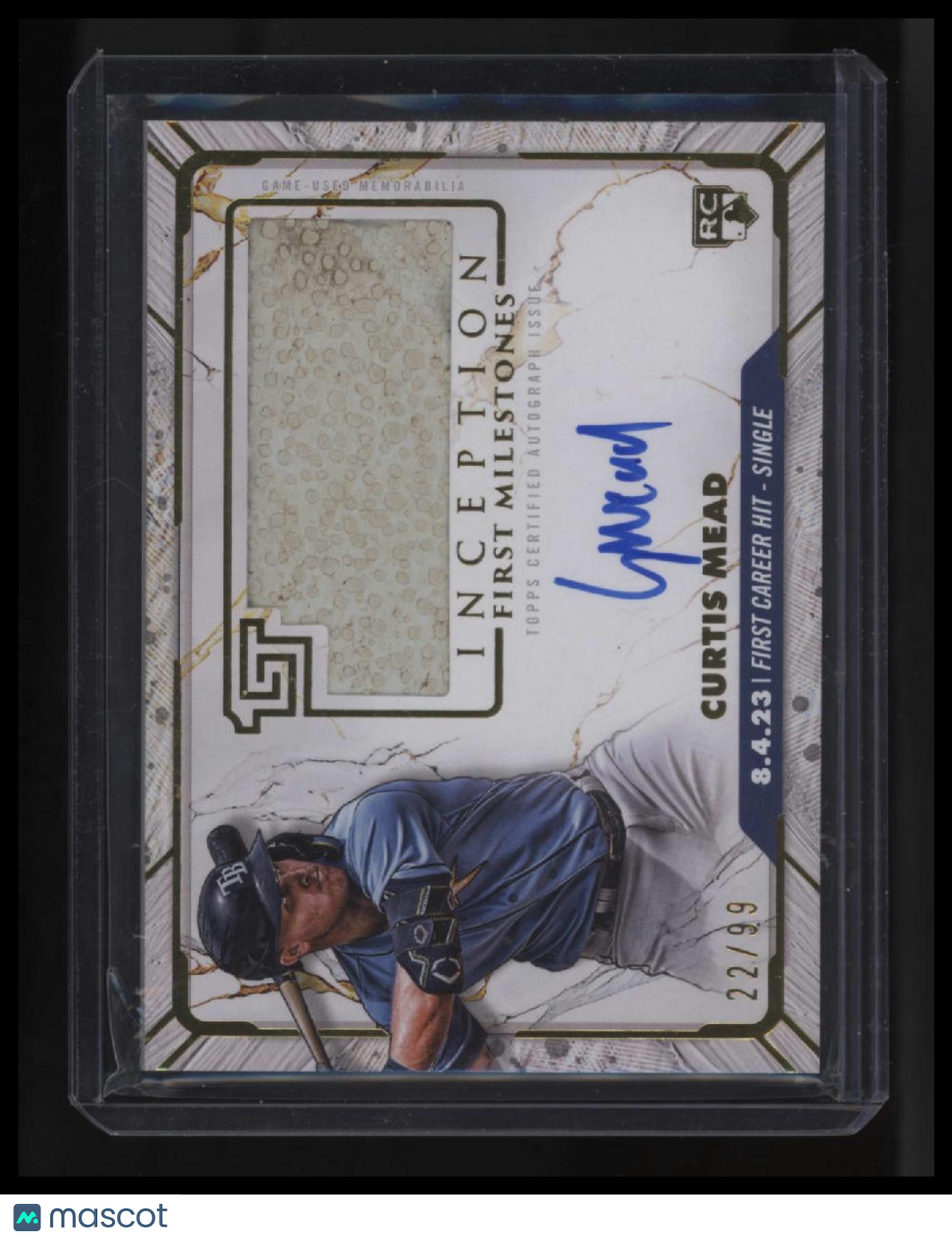 2024 Topps Inception Curtis Mead First Milestones Autograph /99