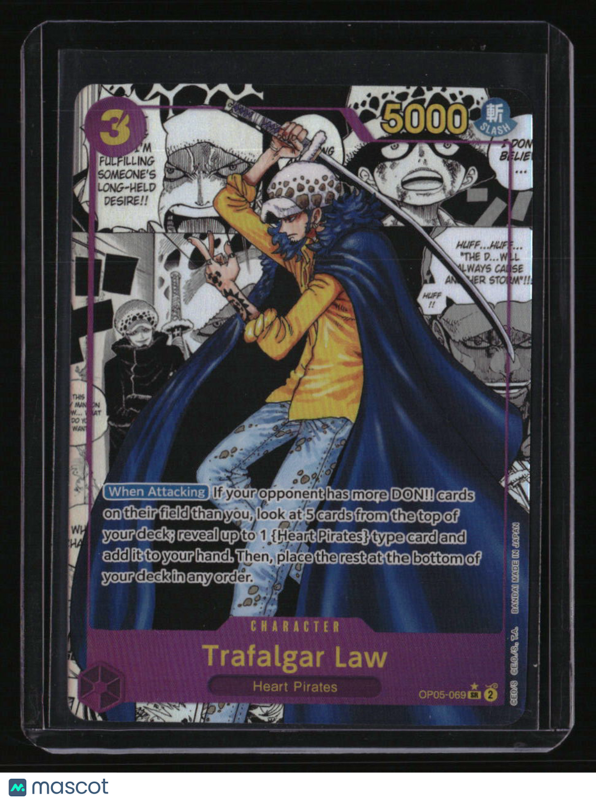 Premium Booster -The Best- Trafalgar Law (OP05-069) (Manga)