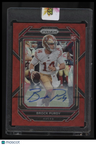 2022 Panini Prizm Brock Purdy Rookie Autographs Prizm Red Wave #/149