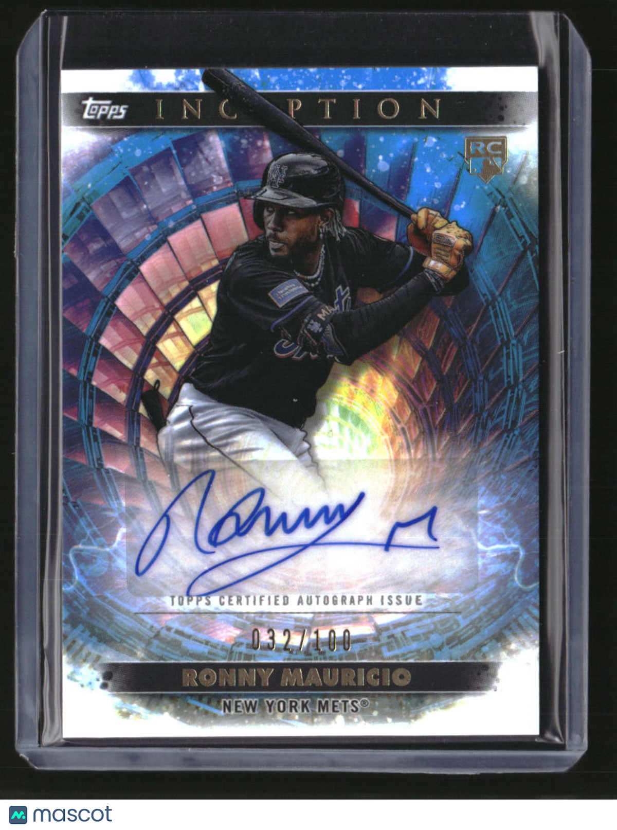 2024 Topps Inception Ronny Mauricio Charged Particles Autographs #/100