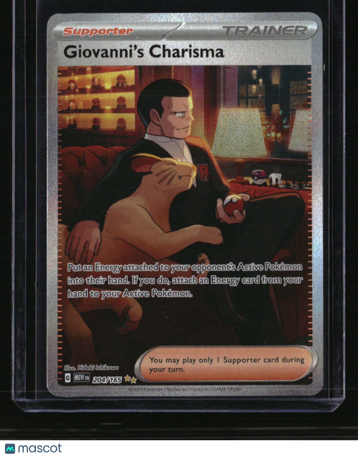 SV: Scarlet &amp; Violet 151 Giovanni&#39;s Charisma