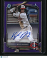 2025 Bowman Kyle DeBarge Chrome Prospects Autographs Purple Refractor #/250
