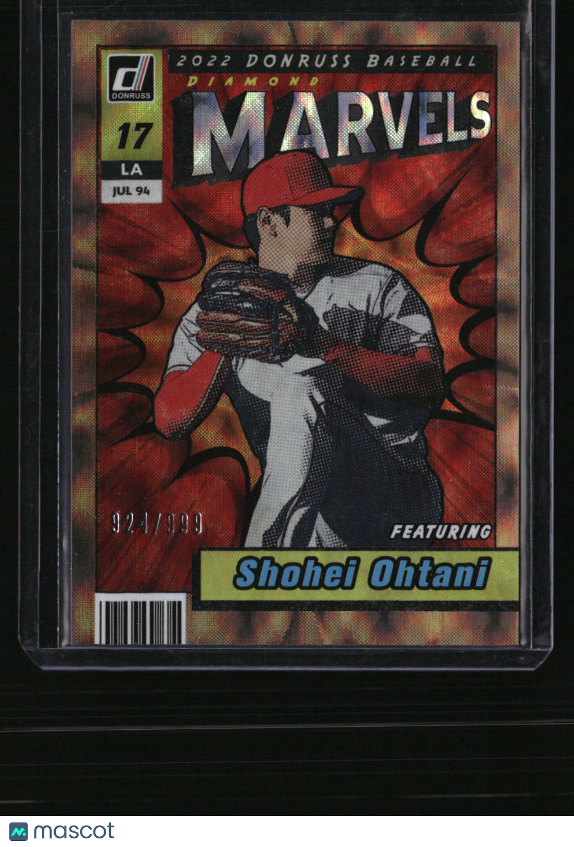 2022 Donruss Shohei Ohtani Marvels #/999