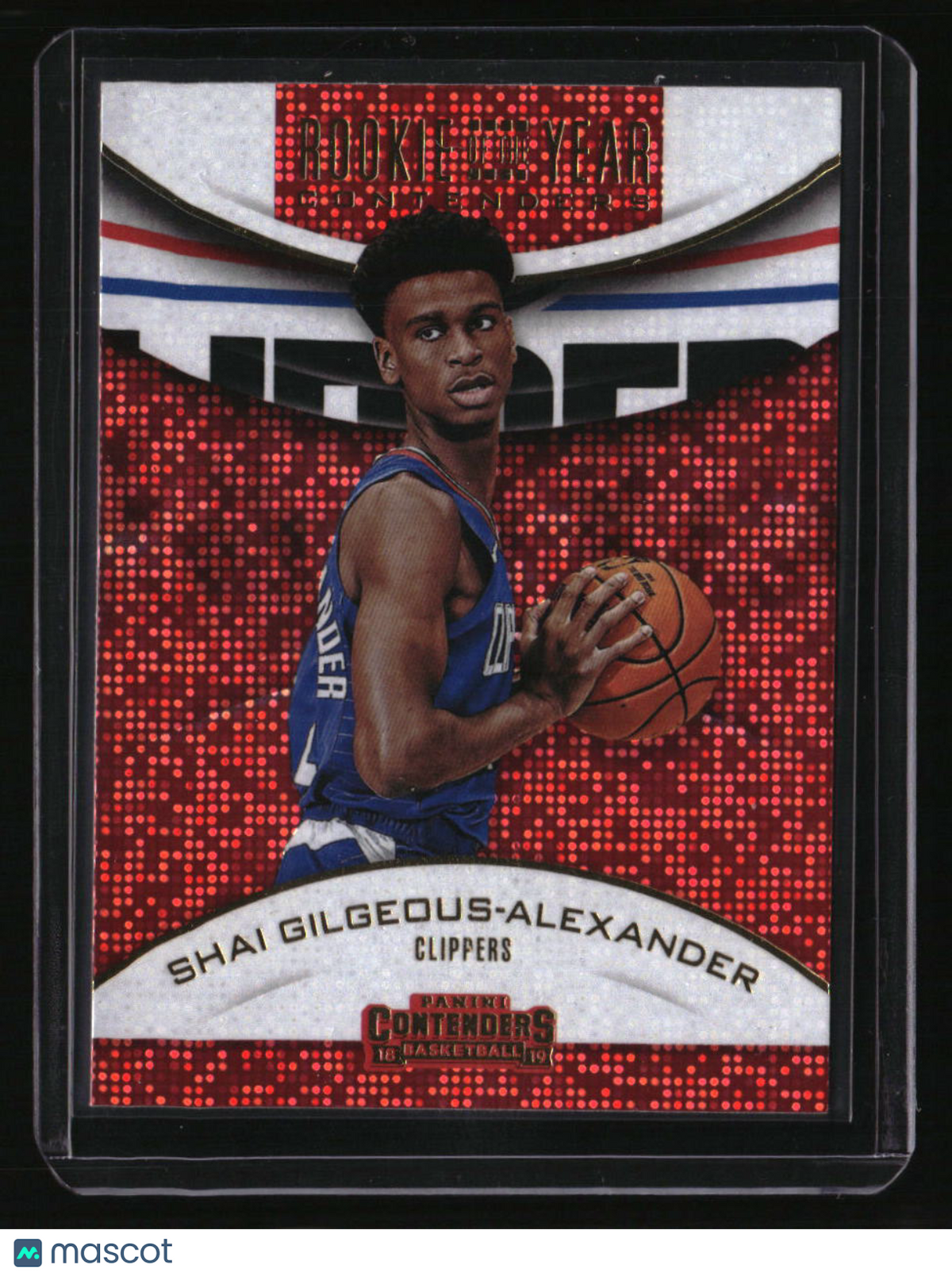 2018-19 Panini Contenders Shai Gilgeous-Alexander Rookie of the Year Contenders