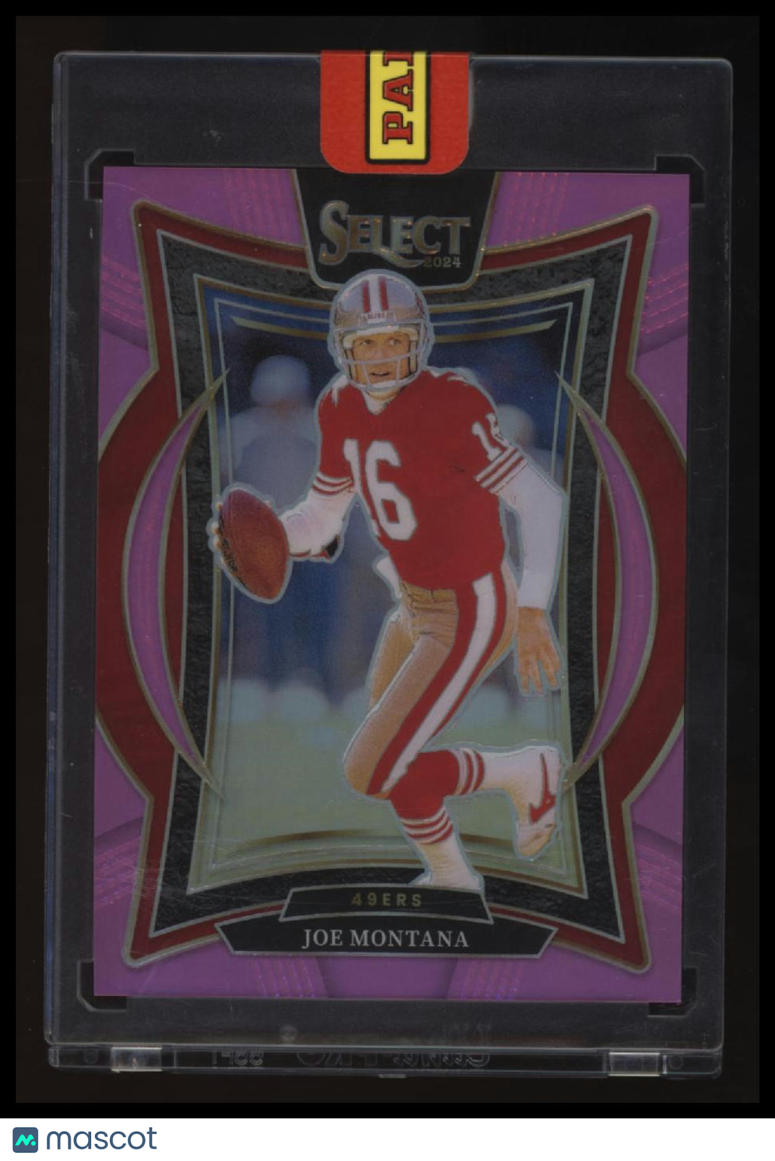 2024 Panini Select Joe Montana Pink Prizm #/10