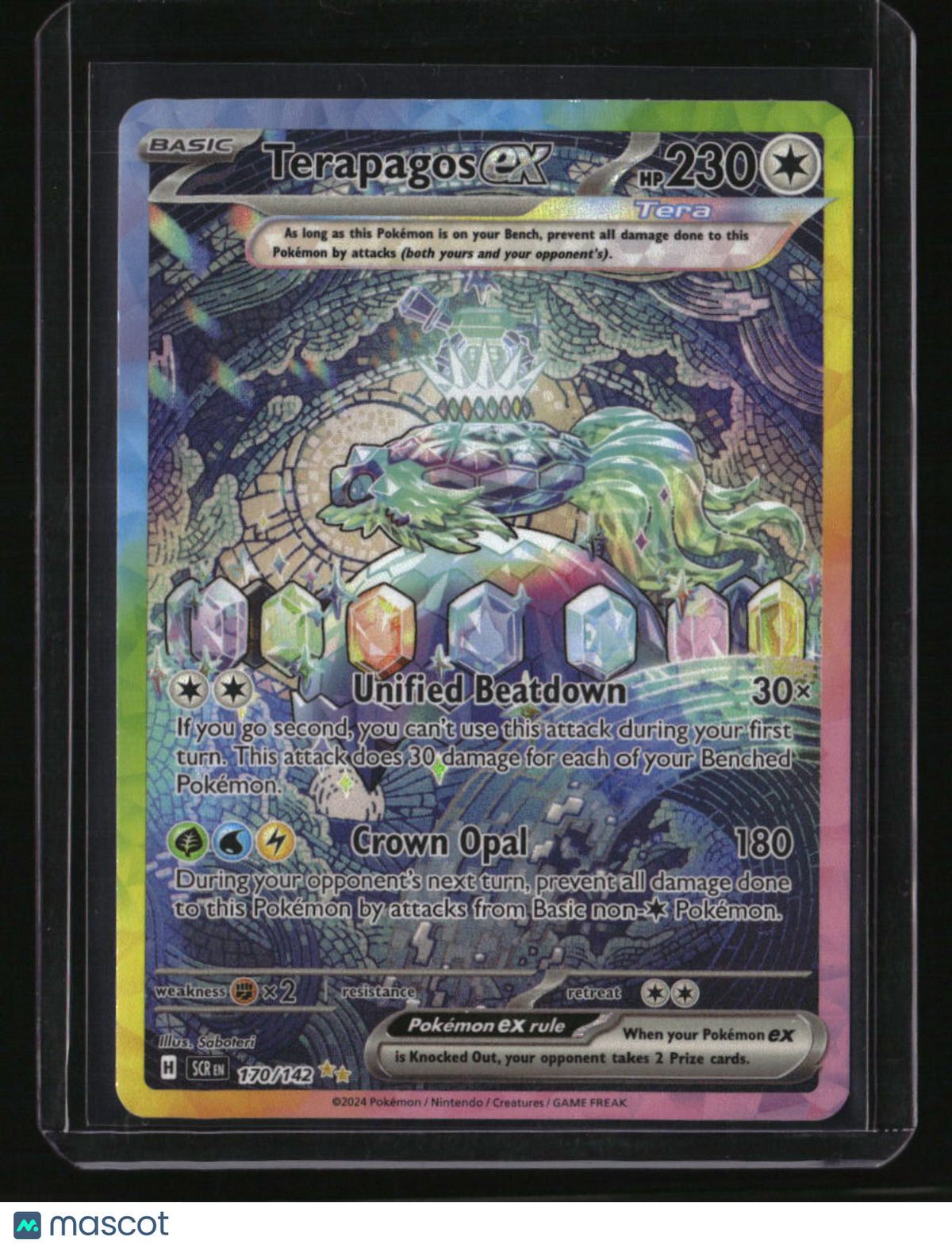 SV07: Stellar Crown Terapagos ex
