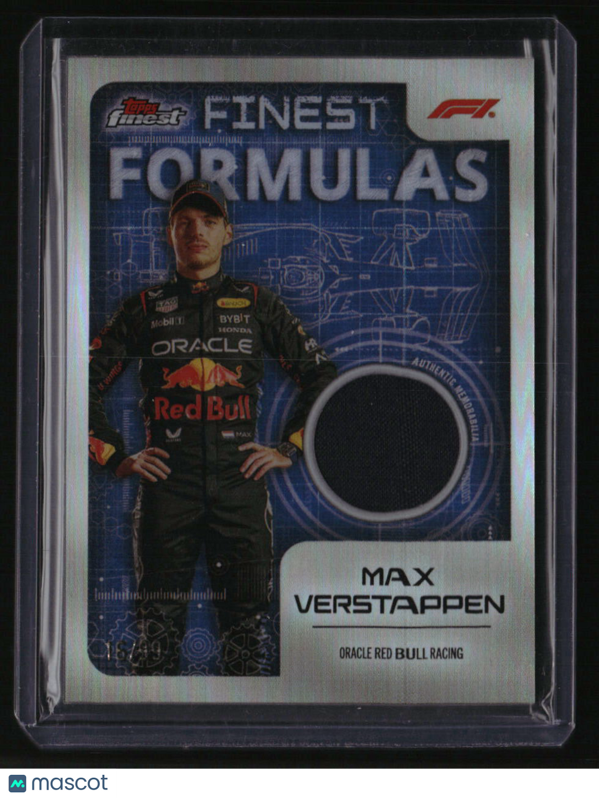 2024 Topps Finest Formula 1 Max Verstappen Finest Formulas #/99