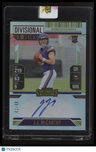 2024 Panini Contenders J.J. McCarthy Divisional Ticket Auto First On Print 1/99