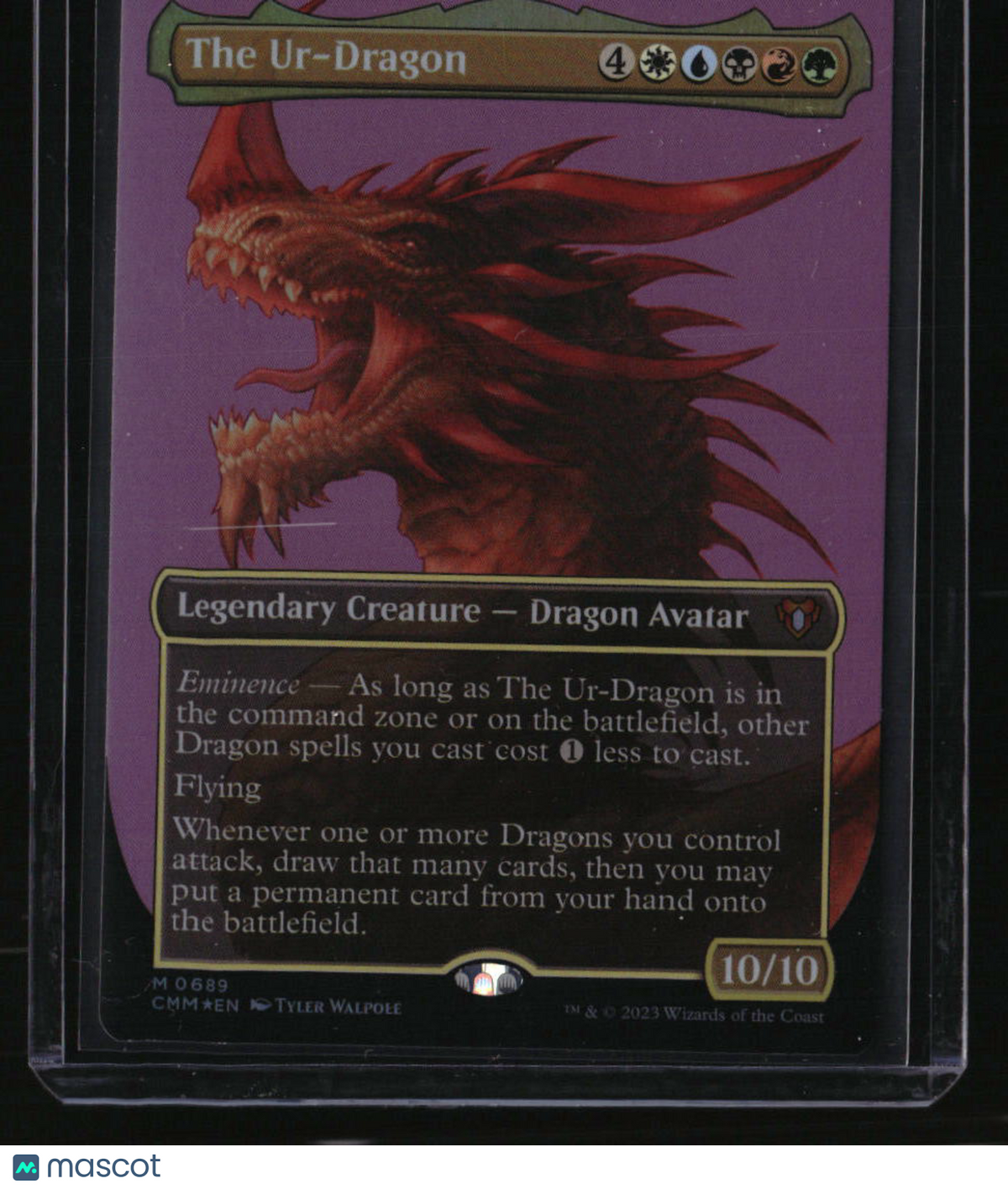 Commander Masters The Ur-Dragon (Borderless) Foil