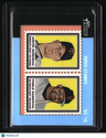 2011 Topps Heritage Justin Morneau / Pablo Sandoval Framed Dual Stamps #/62