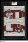 2022 National Treasures Jameson Williams John Metchie Materials Gold #/10