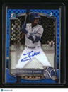 2025 Bowman Jhonayker Ugarte Chrome Prospects Autographs Blue X-Fractor #/150