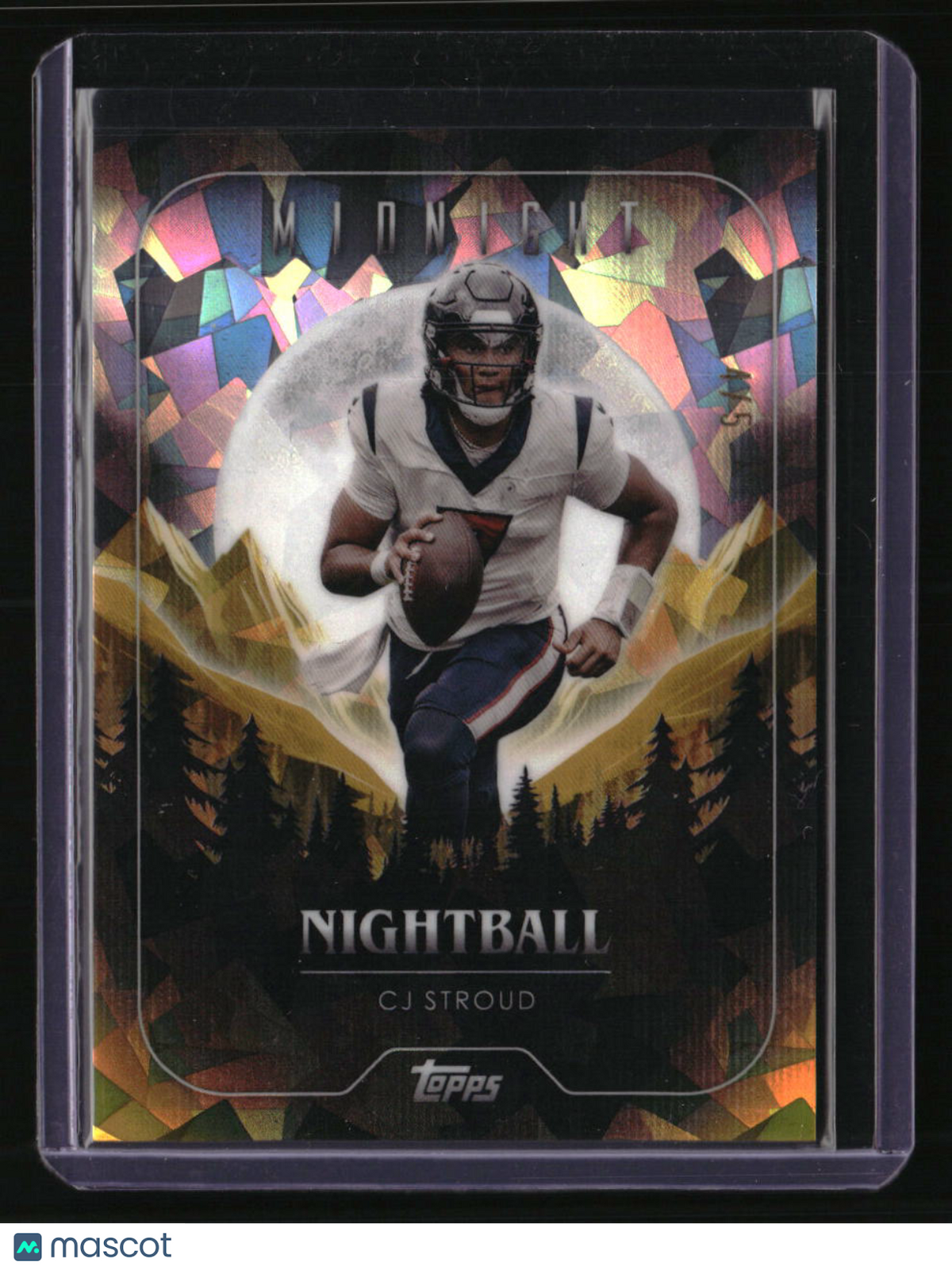 2024 Topps Midnight CJ Stroud Nightball Daybreak #/5