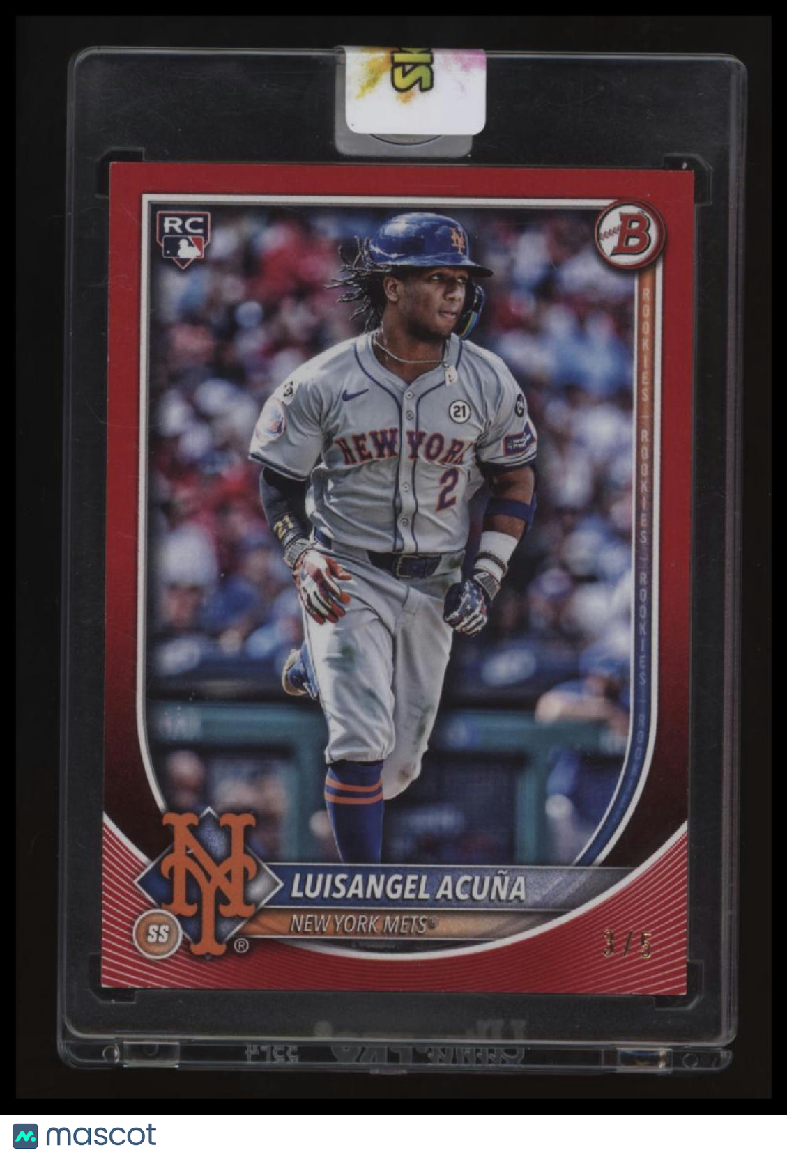 2025 Bowman Luisangel Acuña Red #/5