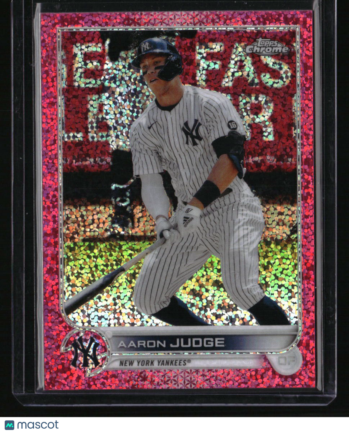 2022 Topps Chrome Aaron Judge Magenta Speckle Refractor #/350