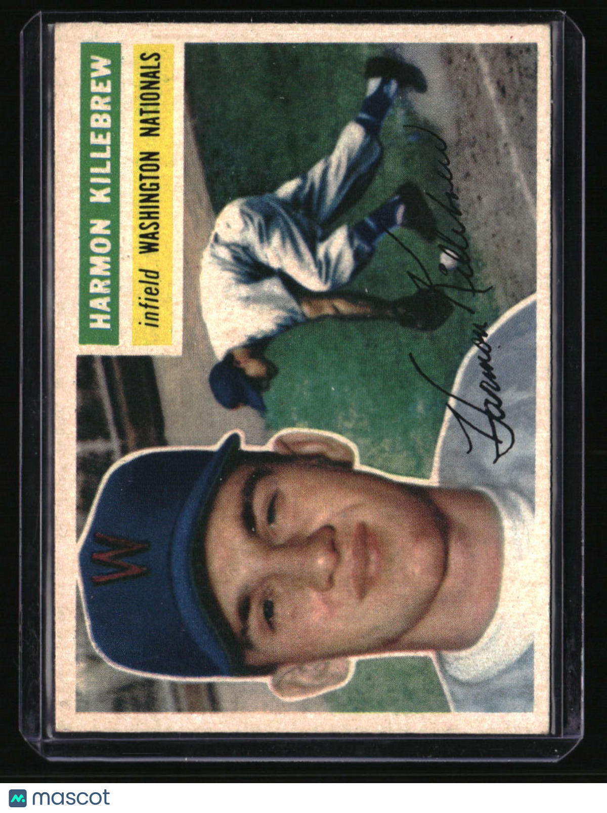 1956 Topps Harmon Killebrew White Back