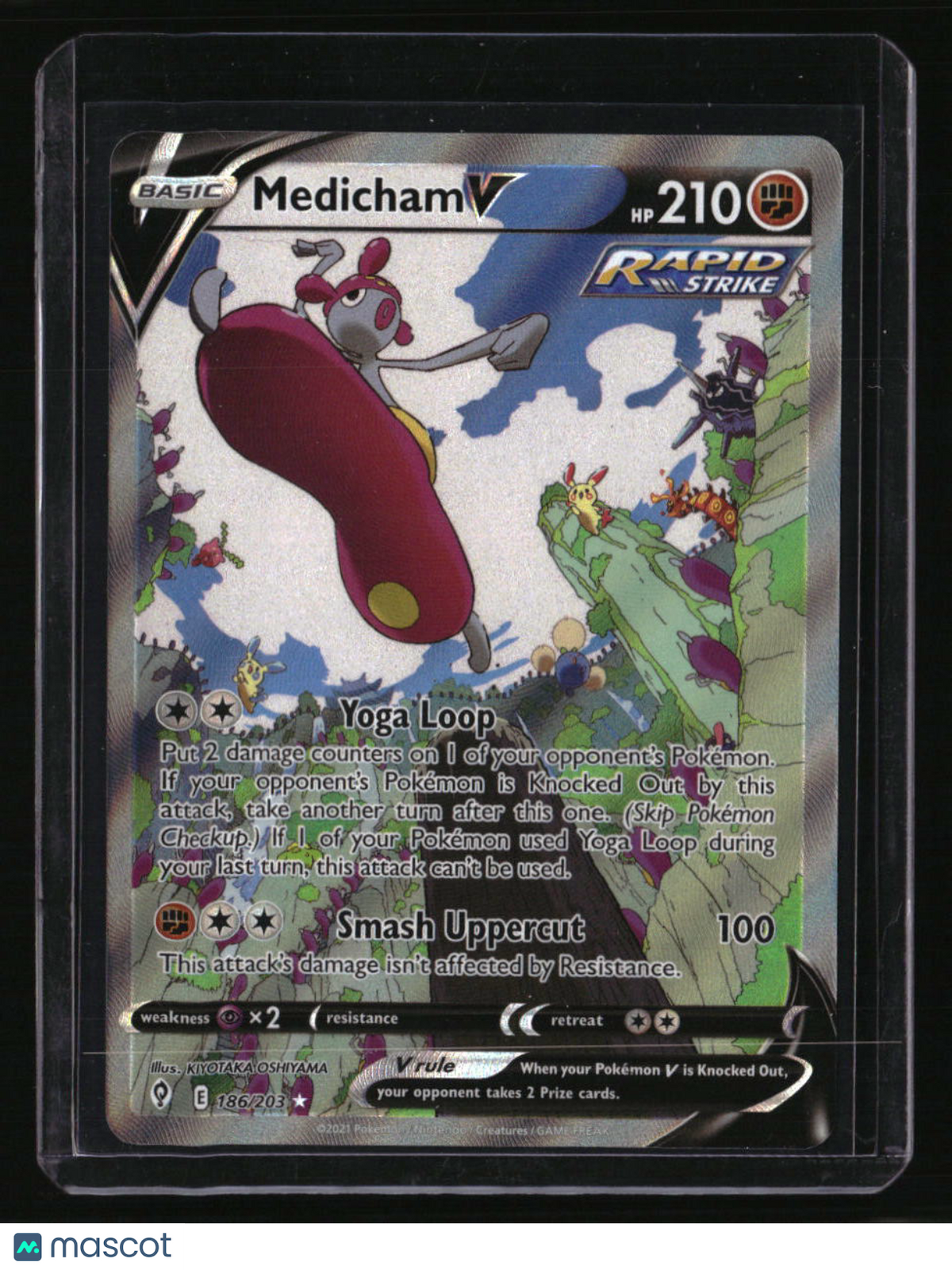SWSH07: Evolving Skies Medicham V (Alternate Full Art)