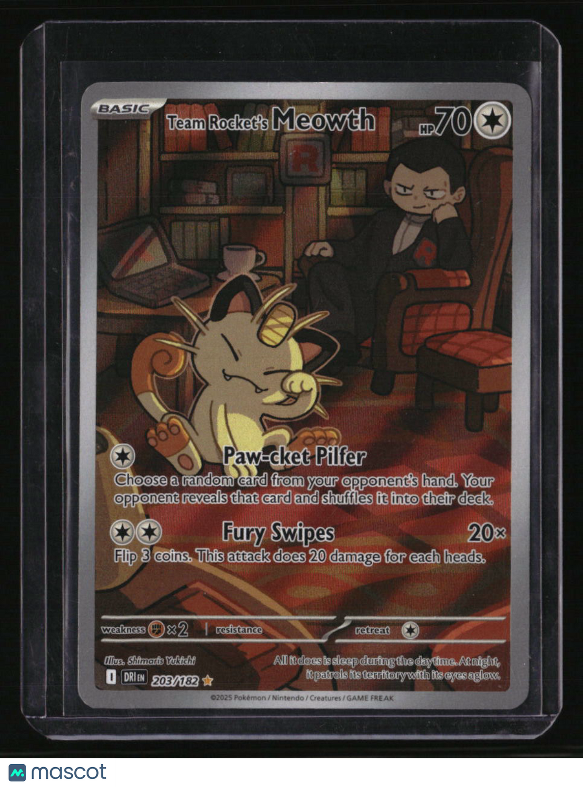 SV10: Destined Rivals Team Rocket&#39;s Meowth