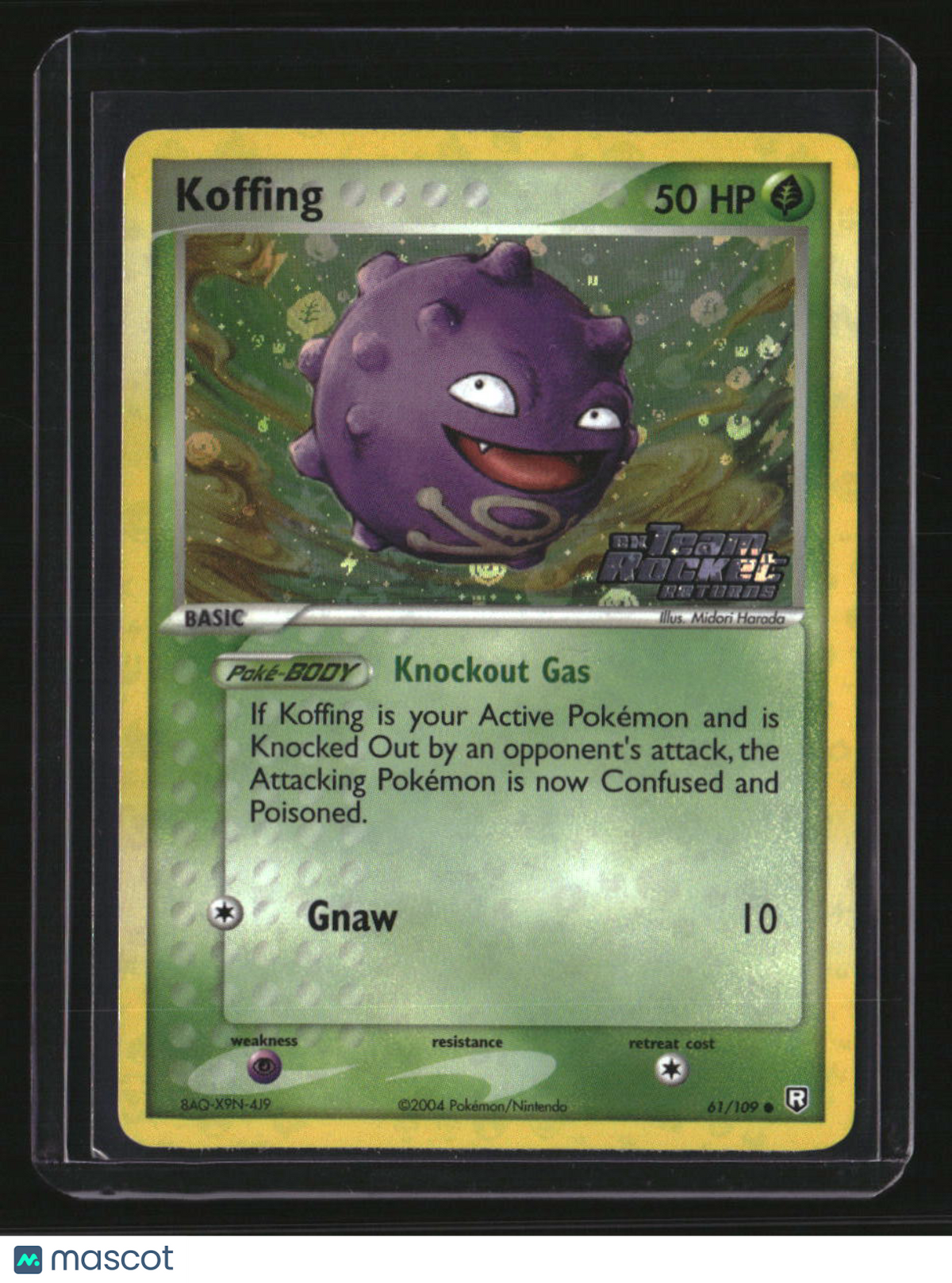 Team Rocket Returns Koffing Reverse Holo