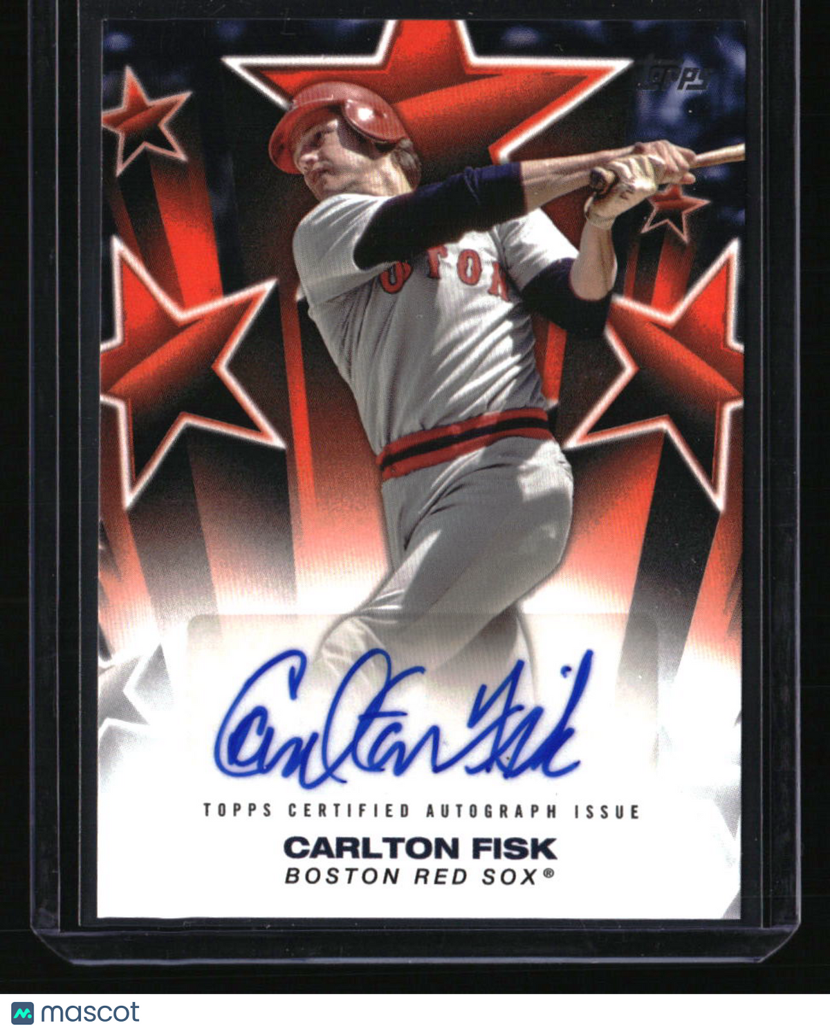 2025 Topps Carlton Fisk Baseball Stars Autographs Orange (Series Two) #/25