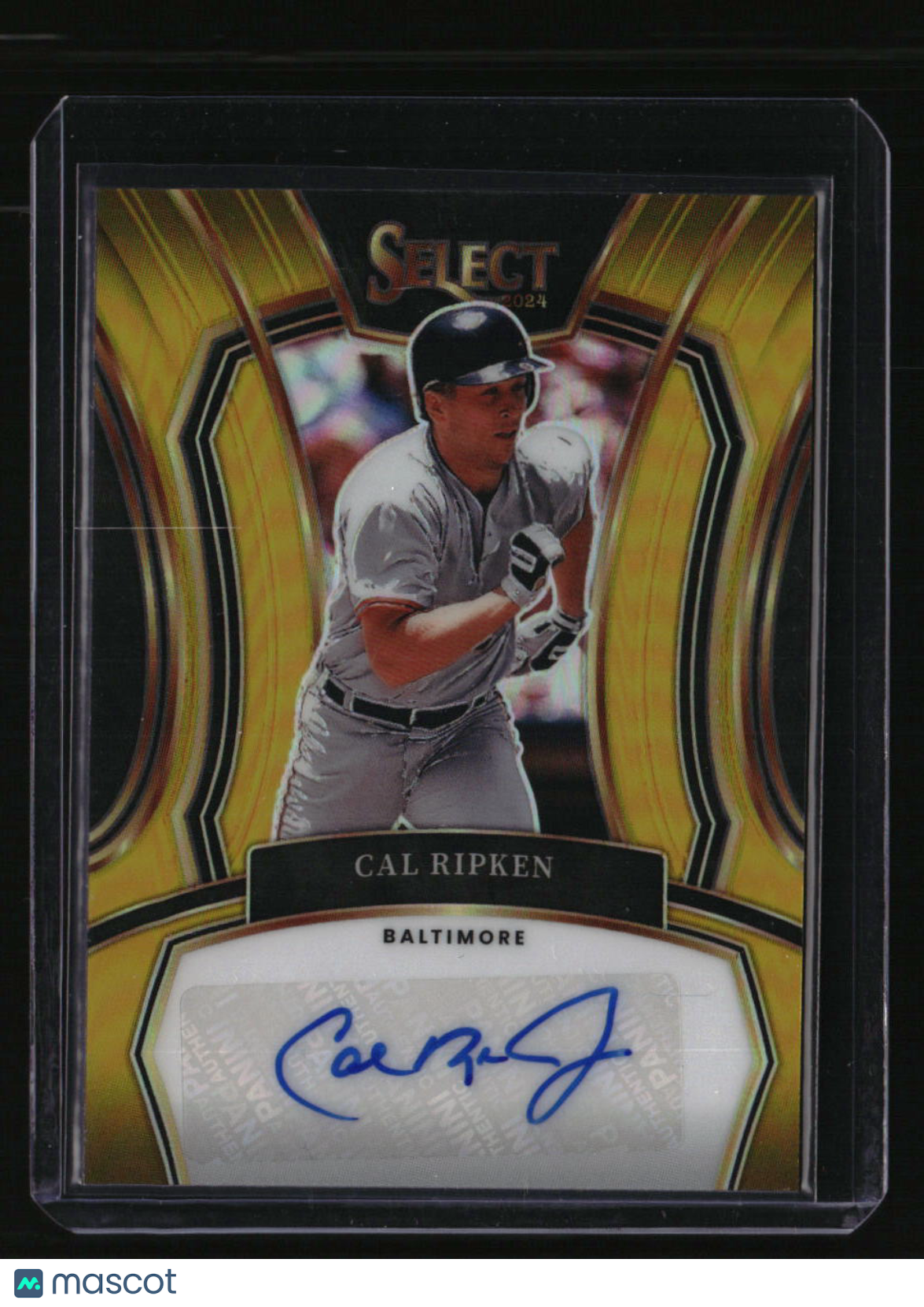 2024 Panini Select Cal Ripken Legendary Signatures Gold Prizms #/10