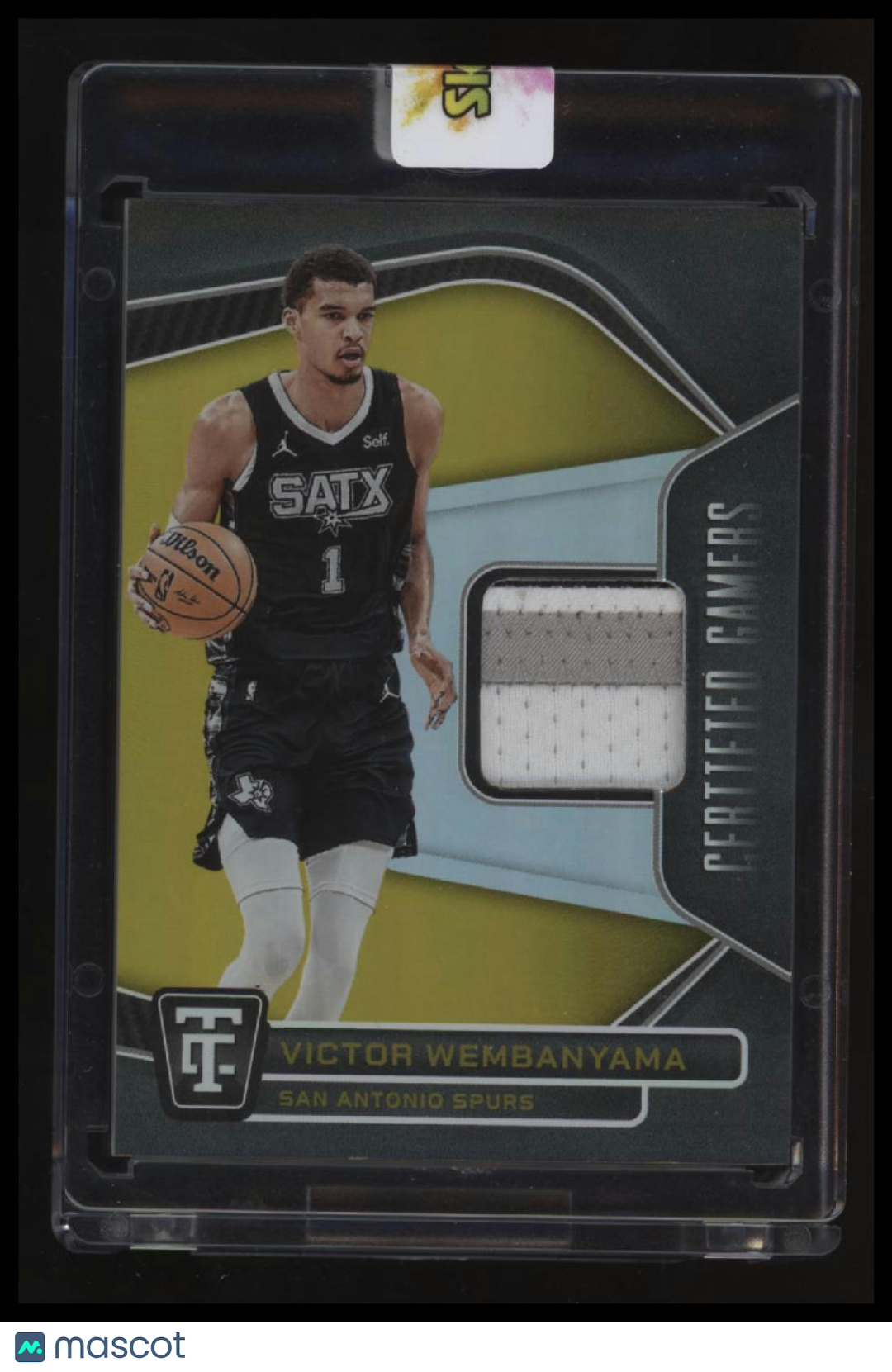2024-25 Panini Totally Certified Victor Wembanyama Gamers Mirror Gold #/10