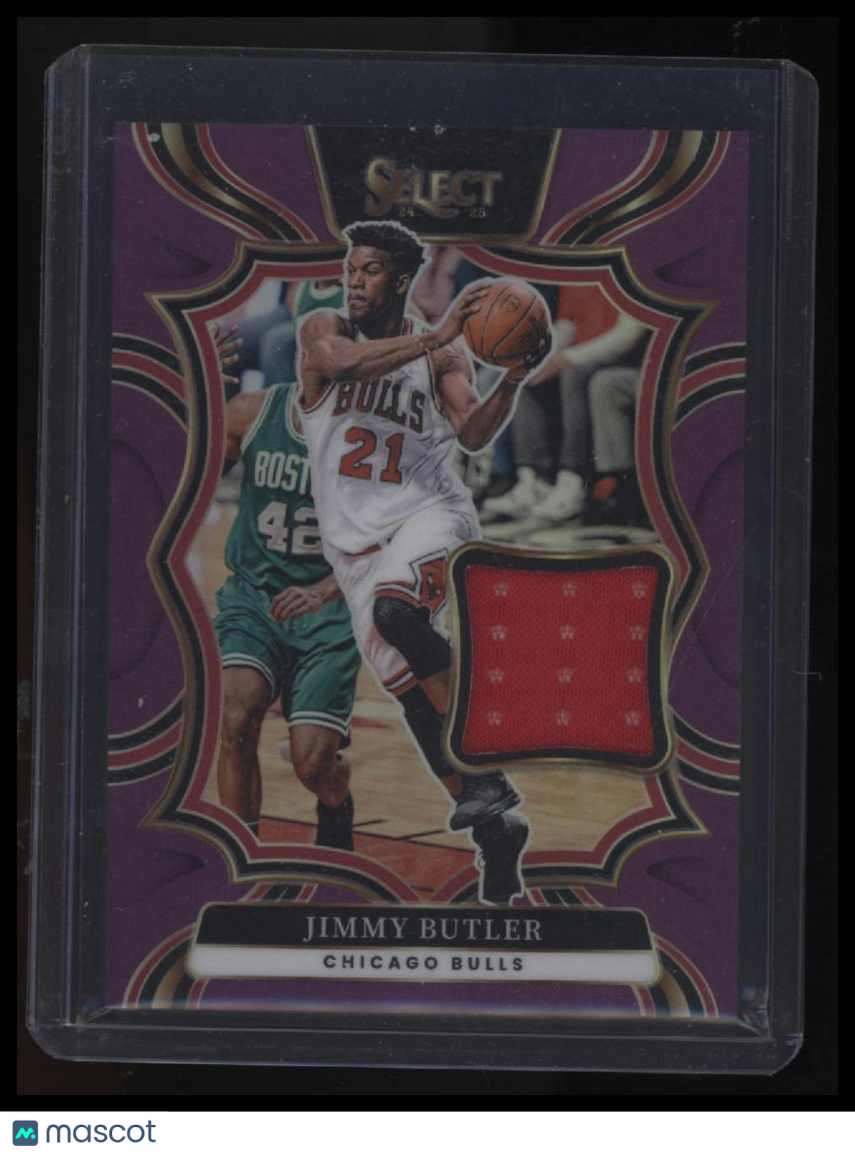 2024-25 Panini Select Jimmy Butler III Throwback Memorabilia Purple Prizms #/99