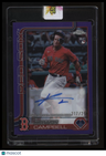 2025 Topps Chrome Kristian Campbell Rookie Autographs Purple Refractors #/250