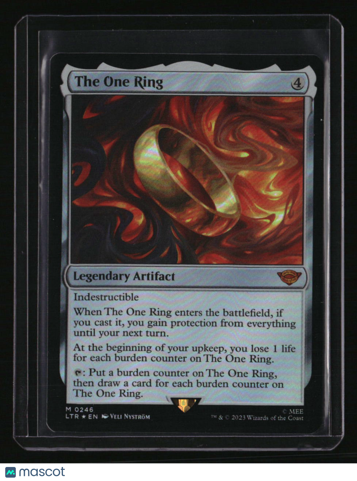 Universes Beyond: The Lord of the Rings: Tales of Middle-earth The One Ring Foil