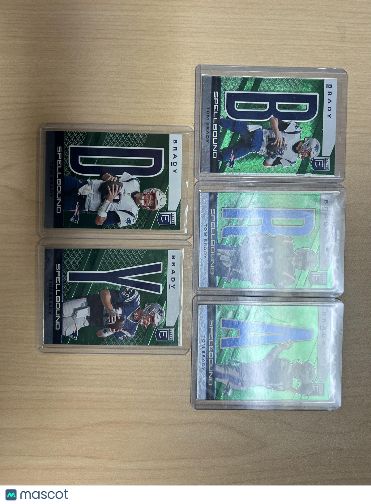 2020 Donruss Elite Tom Brady Spellbound Green