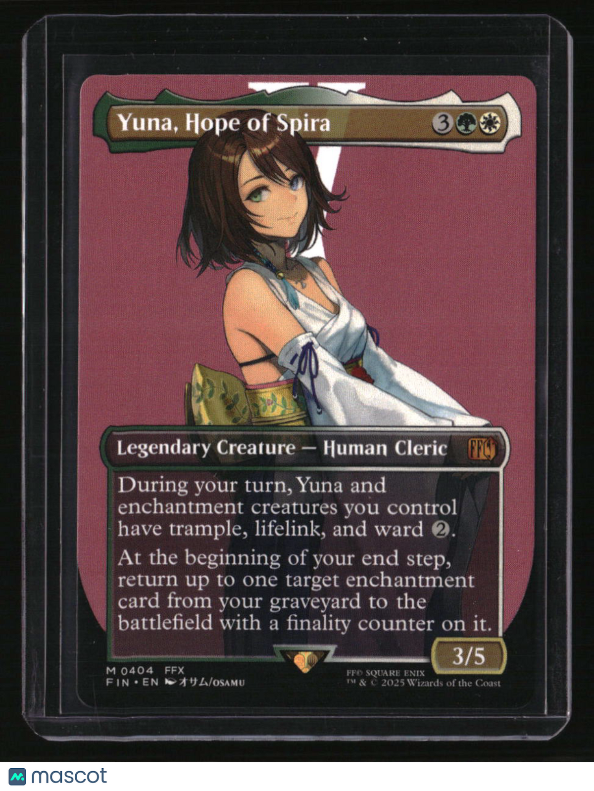 FINAL FANTASY Yuna, Hope of Spira (Borderless)