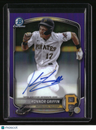 2025 Bowman Konnor Griffin Chrome Prospects Autographs Purple Refractor #/250