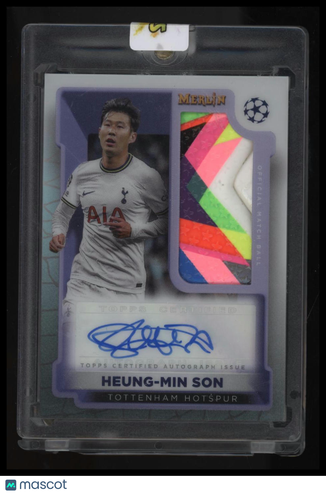 2022-23 Merlin Chrome UEFA Club Competitions Heung-min Son Match Ball Signatures