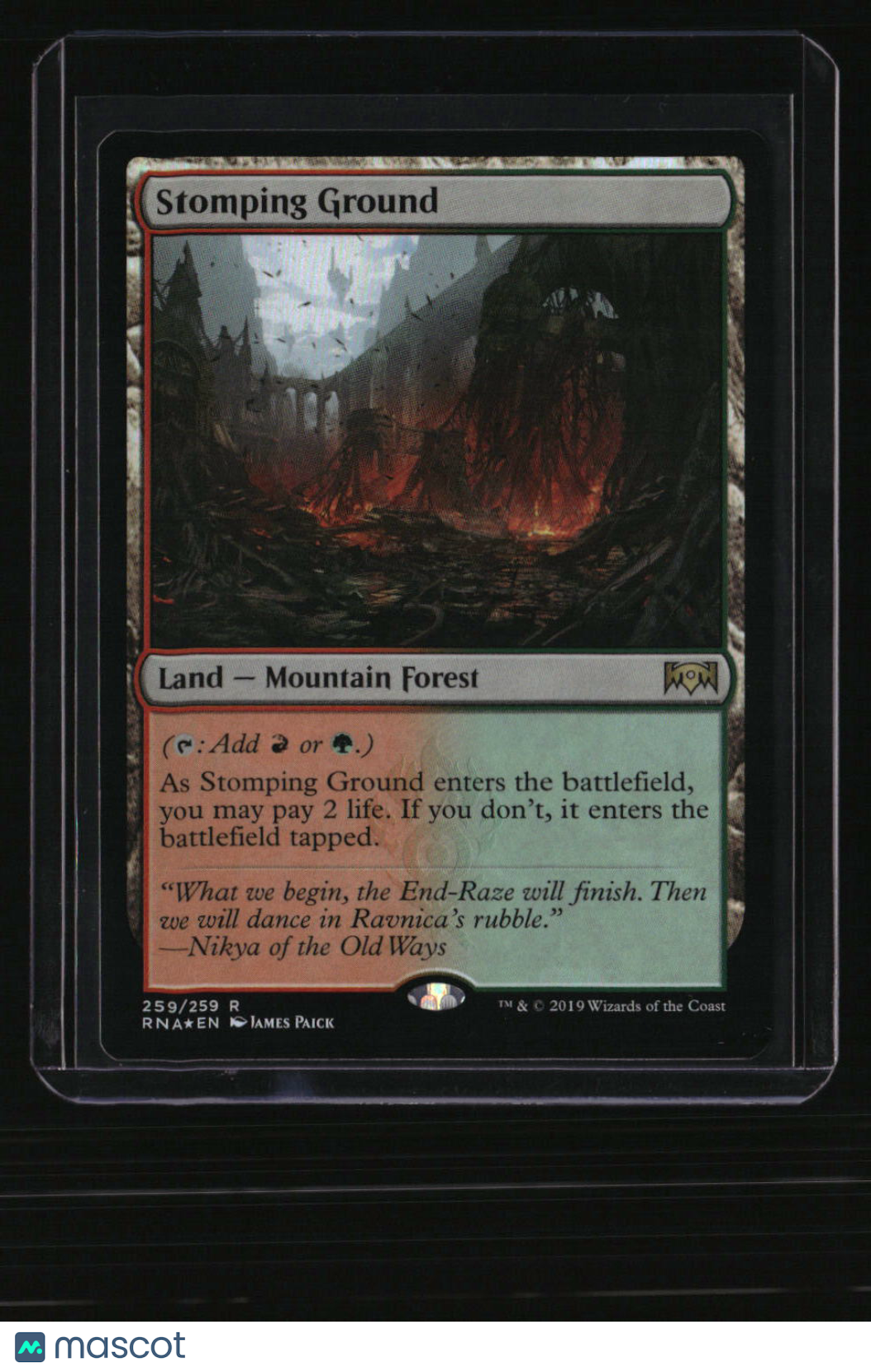Ravnica Allegiance Stomping Ground Foil
