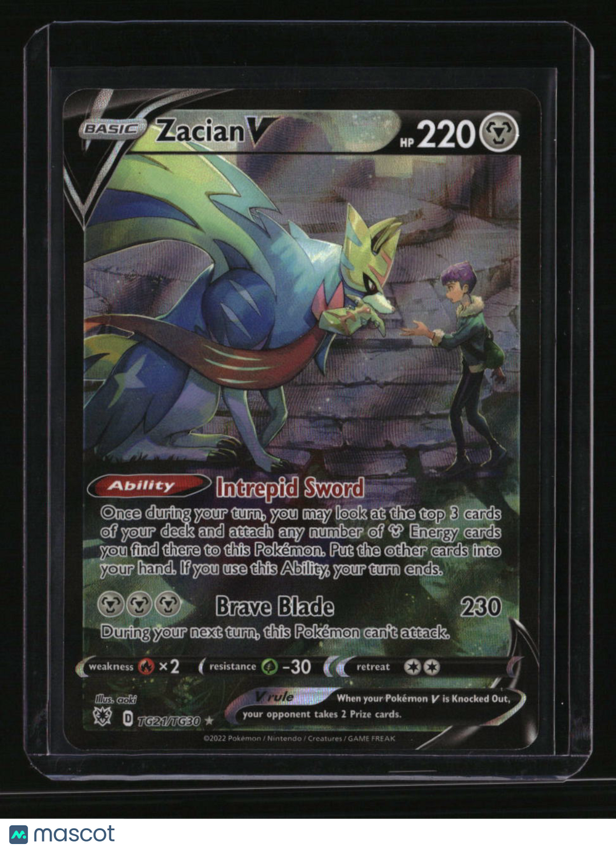SWSH10: Astral Radiance Trainer Gallery Zacian V