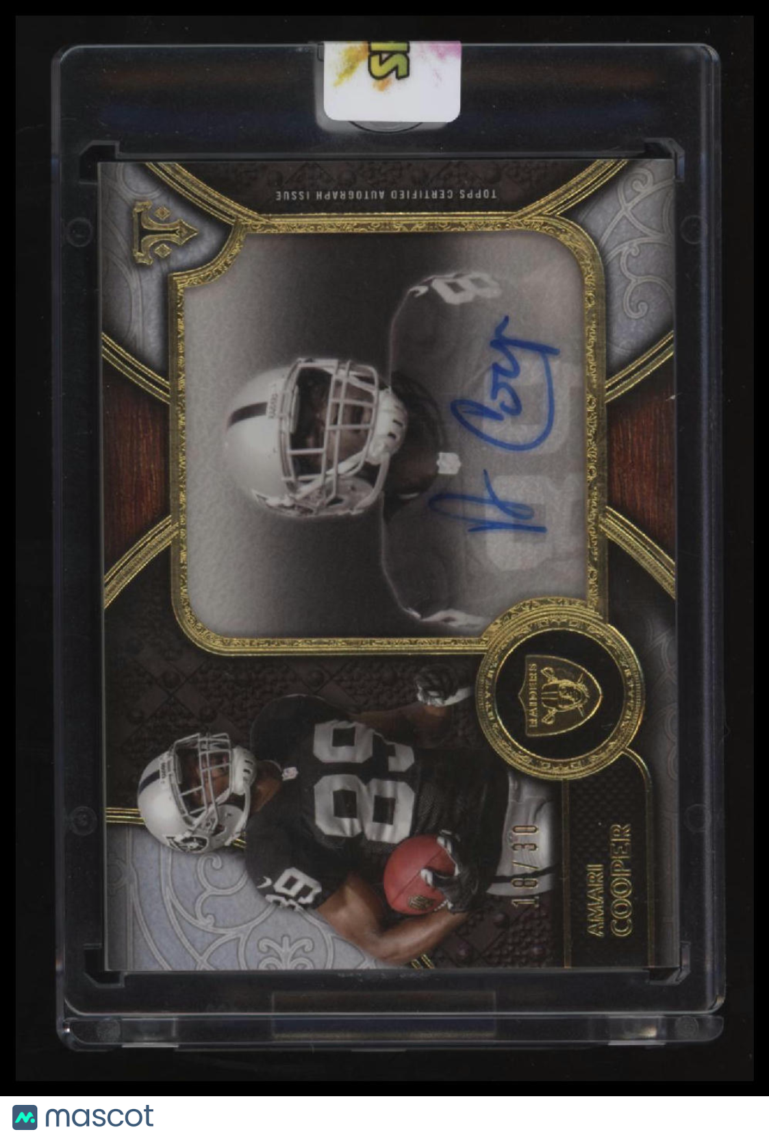 2015 Topps Triple Threads Amari Cooper Transparencies Autographs #/30