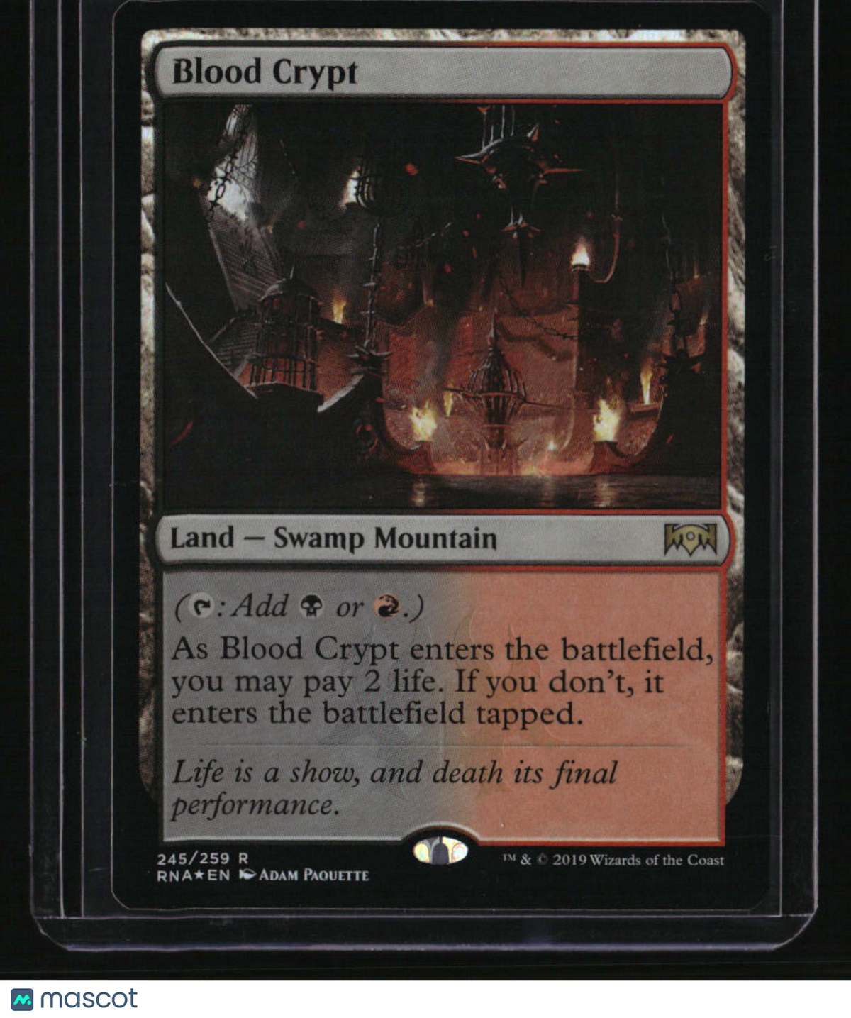 Ravnica Allegiance Blood Crypt Foil