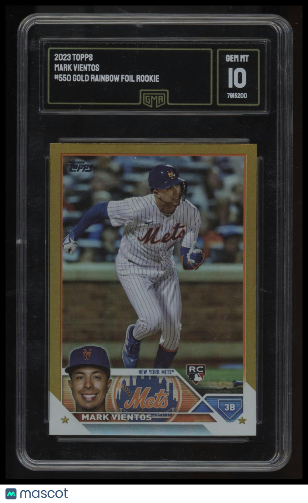 2023 Topps Mark Vientos Gold Foil GMA 10
