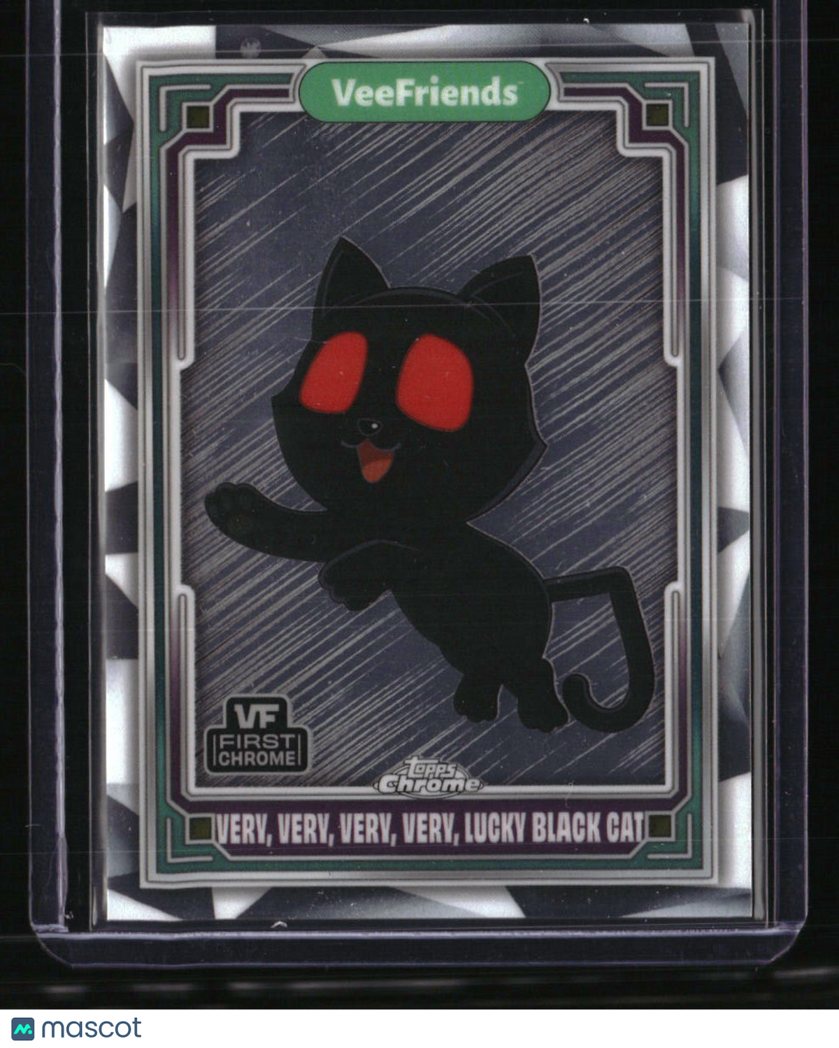 VeeFriends Topps Chrome Very, Very, Very, Very Lucky Black Cat Red Eyes