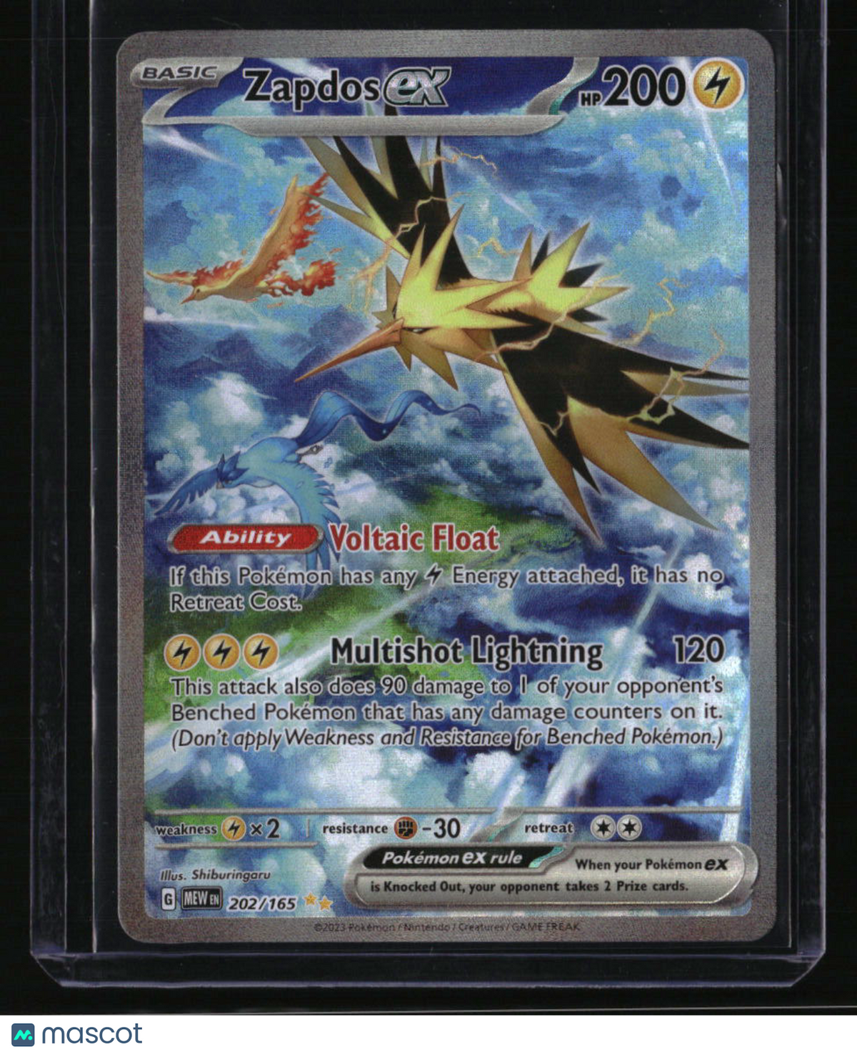 SV: Scarlet &amp; Violet 151 Zapdos ex