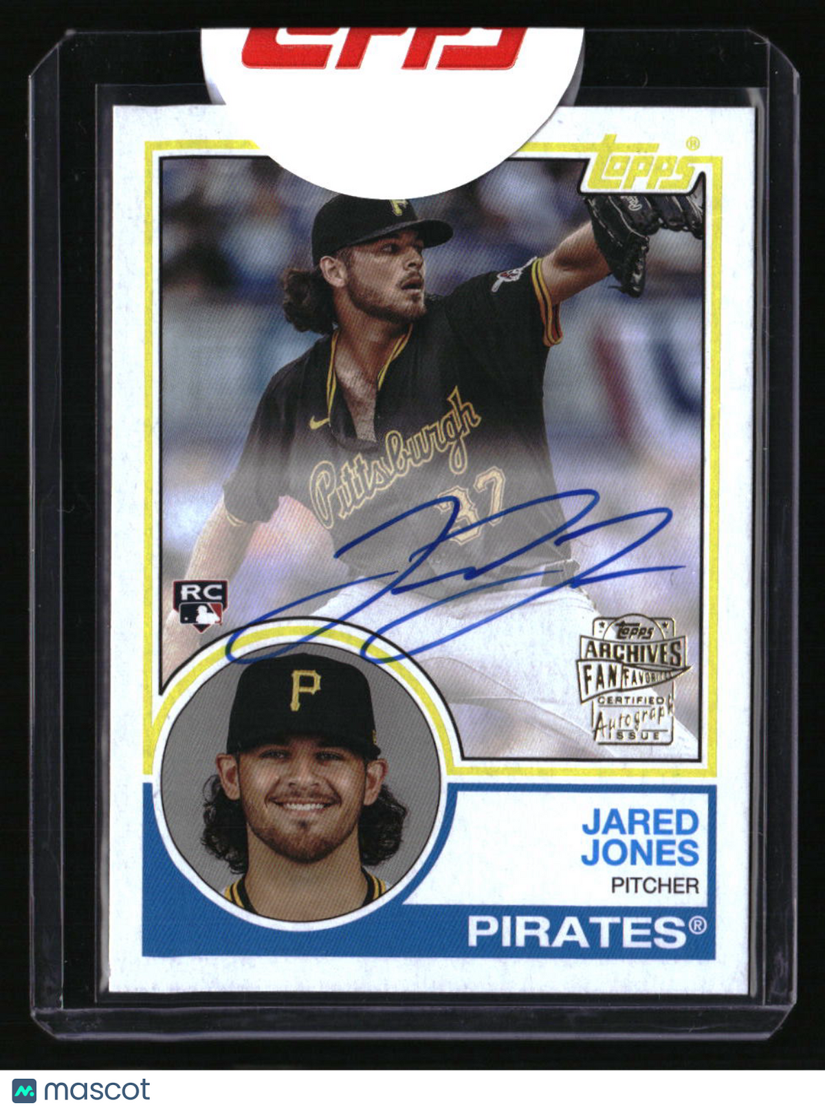 2024 Topps Archives Jared Jones Fan Favorite Autographs