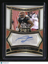 2024 Panini Select Chase Brown Signatures White Prizm #/35