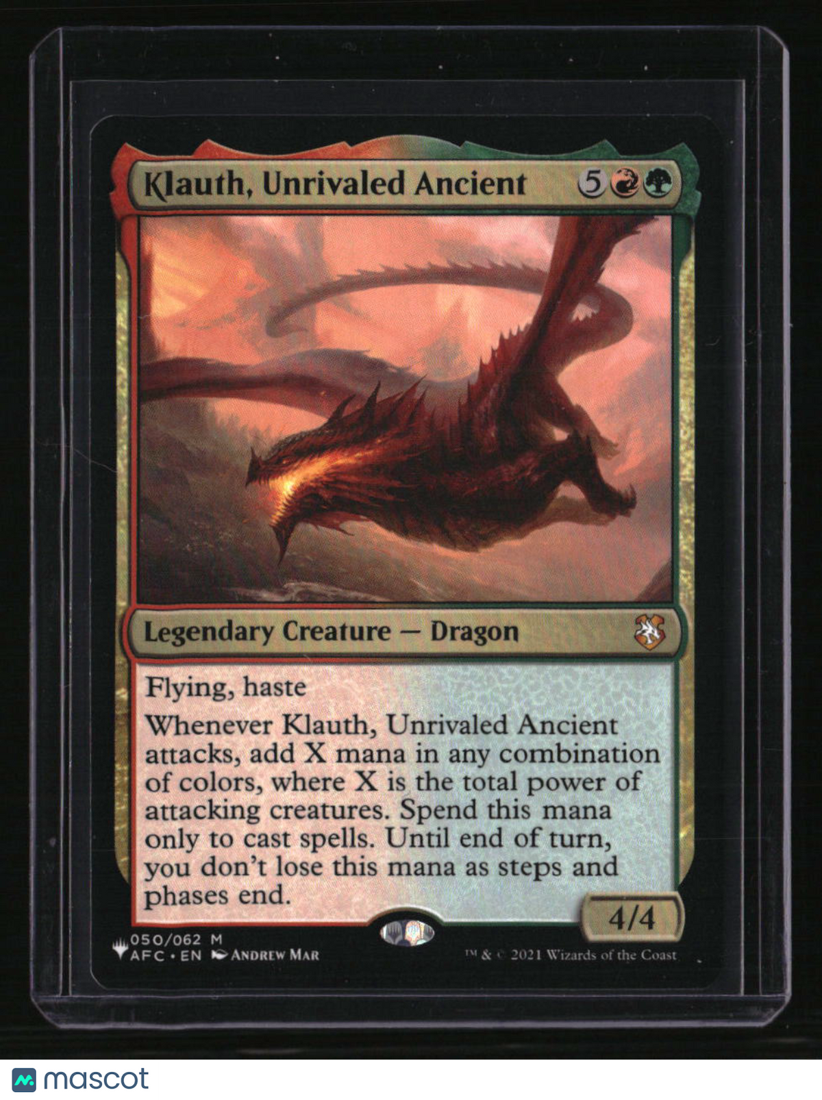 Commander: Adventures in the Forgotten Realms Klauth, Unrivaled Ancient