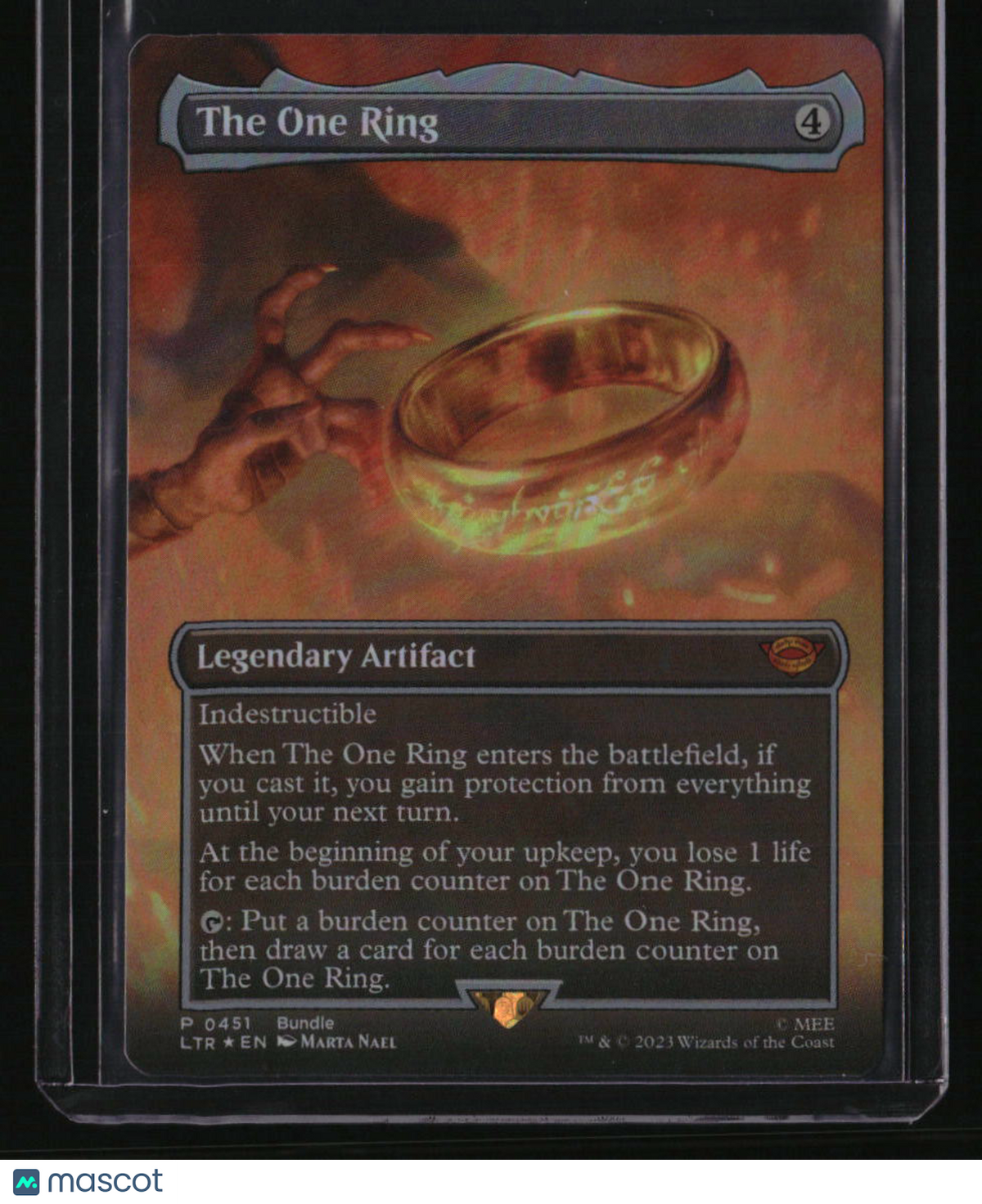 Unique and Miscellaneous Promos The One Ring (Borderless) (LTR Bundle) Foil