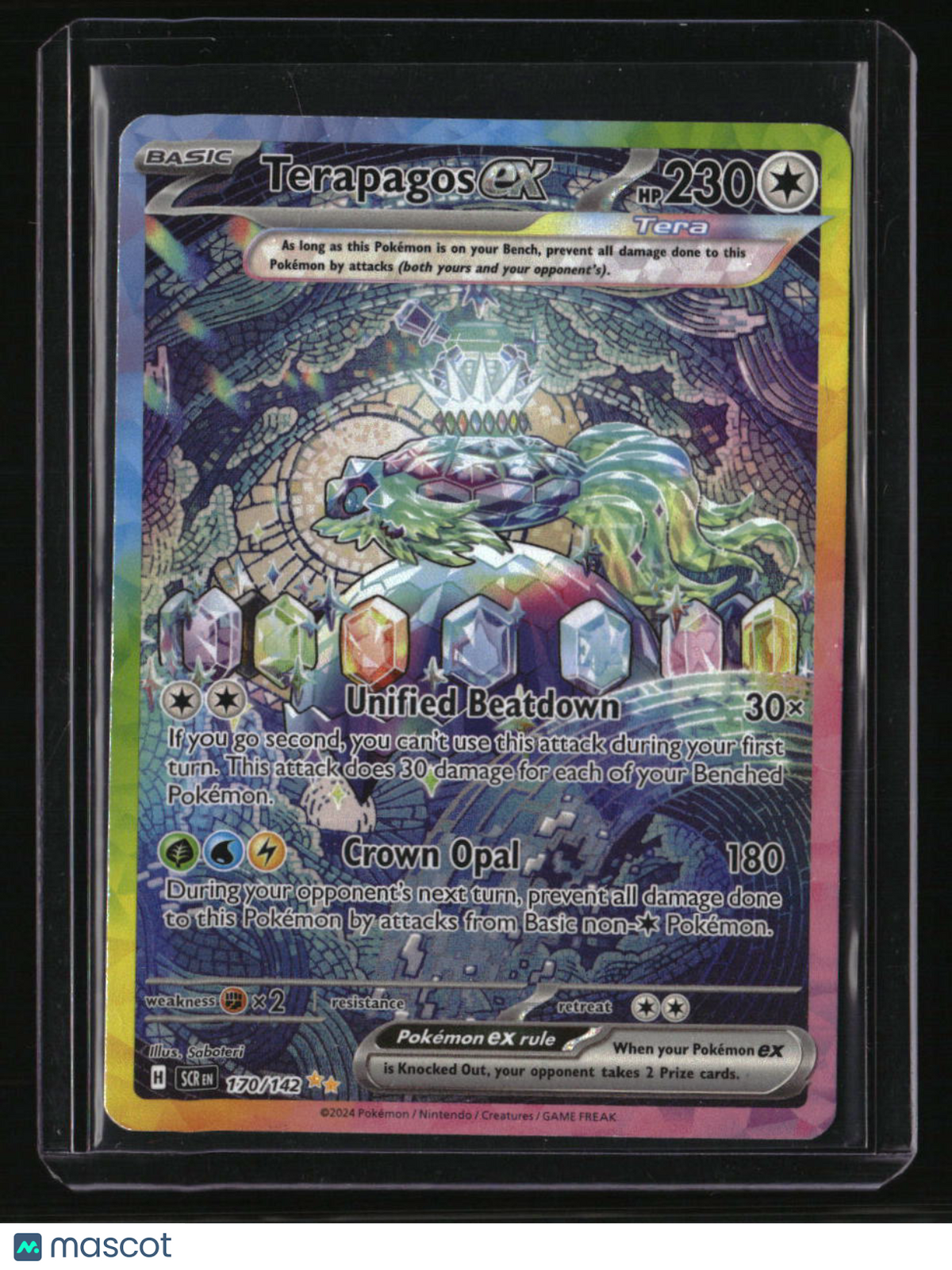 SV07: Stellar Crown Terapagos ex