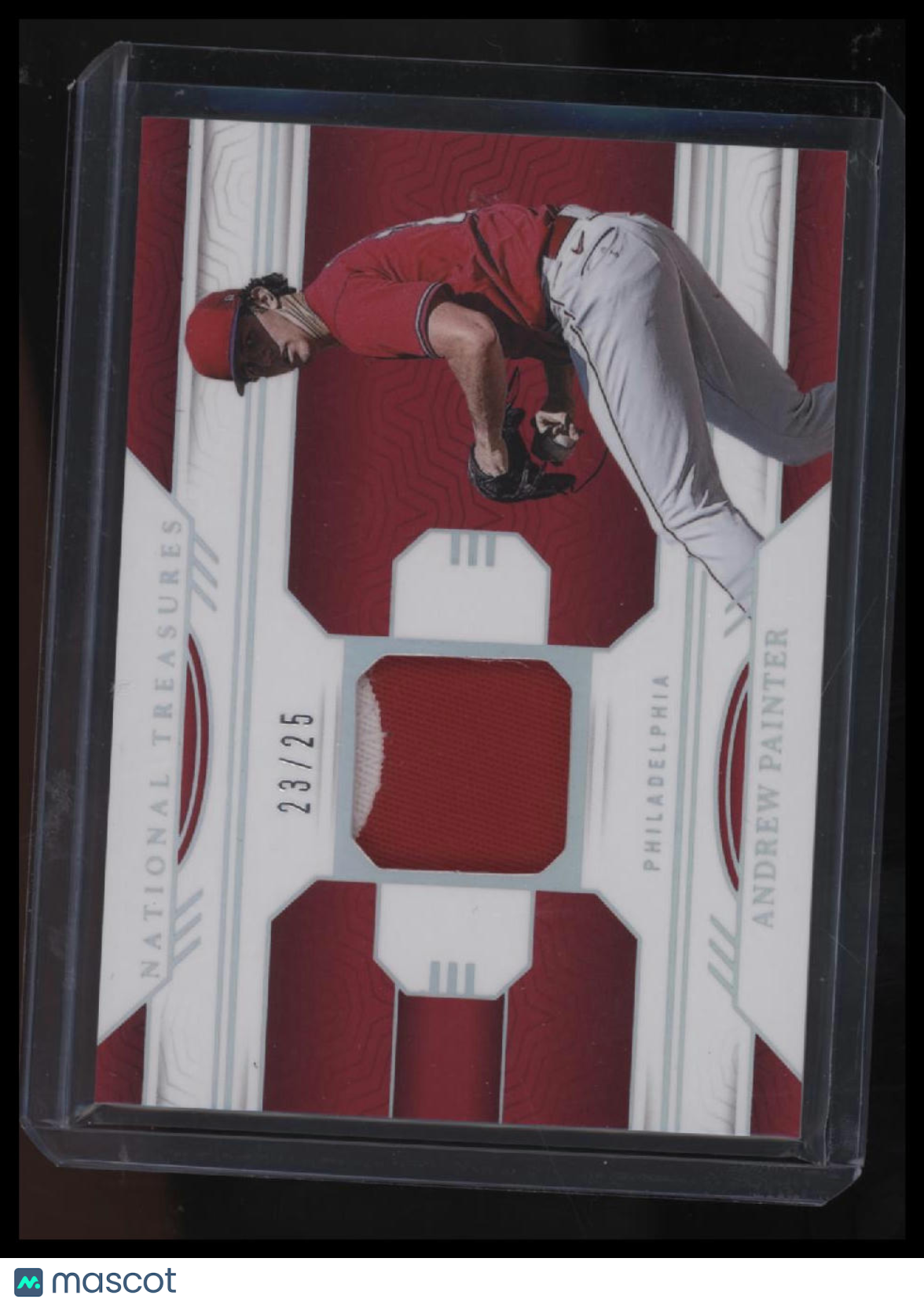 2024 Panini National Treasures Andrew Painter Game Gear Holo Silver #/25